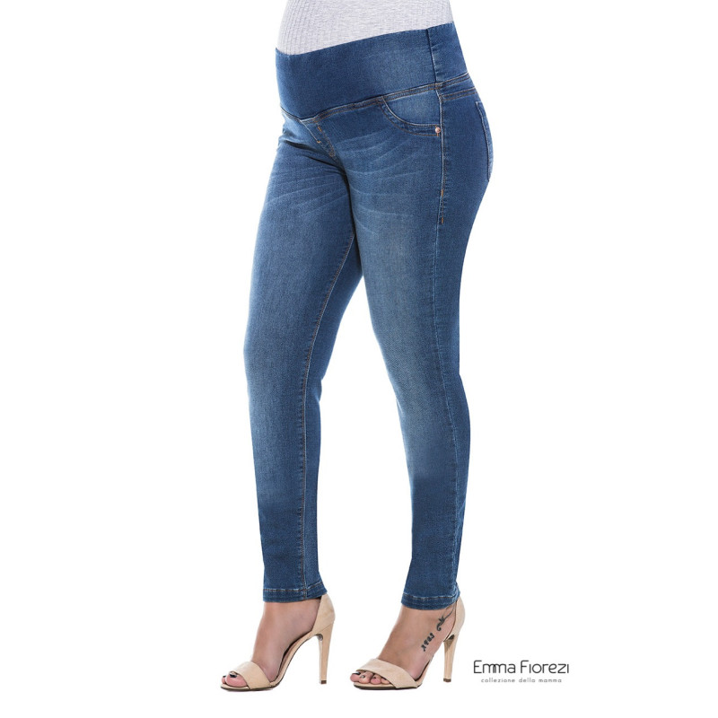 calca jeans de gravida