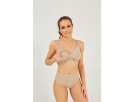 Sutiã Amamentação Algodão Nude. 