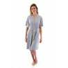 Robe Feminino Curto Mescla Cinza