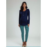 Pijama Longo Legging Cotton