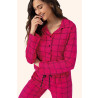 Pijama Longo Pink Xadrez