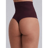 Calcinha Alta de Compressão Pos Parto Fio Duplo Café.