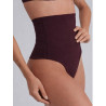Calcinha Alta de Compressão Pos Parto Fio Duplo Café.