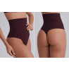 Calcinha Alta de Compressão Pos Parto Fio Duplo Café.
