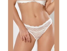 Calcinha Biquíni Renda Off White. 