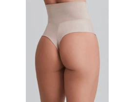 Calcinha Alta de Compressão Pos Parto Fio Duplo Nude.