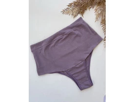 Calcinha Alta Cotton Satin. 