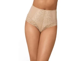 Calcinha Modeladora Renda Nude. 