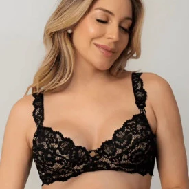 Sutiã Amamentação Renda Preto. Amari