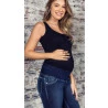 Calça Jeans Gestante Flare