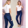 Calça Gestante Skinny - Jeans Moleton