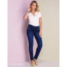 Calça Gestante Skinny - Jeans Moleton