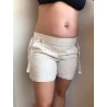 Shorts Gestante Linho. Emma Fiorezi