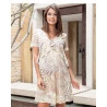 Camisola com Bolero Animal Print. Dressy.