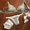 Conjunto Amamentação Renda Cinza/Preto