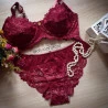 Conjunto Amamentação Renda Marsala Amari