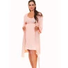 Conjunto Camisola  e Robe Amamentação Rosê Salmão