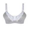 Conjunto Amamentação Cinza Mescla