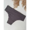 Calcinha Lateral Larga sem Costura Corte a Laser Malva