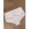 Calcinha Cintura Alta Modeladora Corte Laser FIT Areia