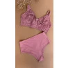 Sutiã de Amamentação com Abertura Total e Renda Blush.