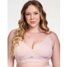 Sutia de Amamentaçao Plus Size Micro e Rendas Cristal.