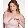Sutia de Amamentaçao Plus Size Micro e Rendas Cristal.