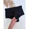 Calcinha Alta de Compressão Pos Parto Fio Duplo Preto