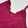 Conjunto Camisola Amamentação e Kimono com Renda Vinho
