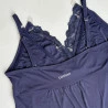 Camisola Amamentaçao Poliamida e Detalhes Renda Marinho.