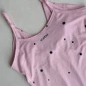Camisola Amamentação Viscolycra Rose Detalhe Estrelas.