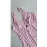Camisola Amamentação Viscolycra Rose Detalhe Estrelas.