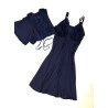 Conjunto Camisola Amamentaçao e Kimono com Renda Marinho