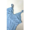 Conjunto Camisola Amamentaçao e Kimono com Renda Azul