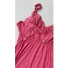 Camisola Amamentaçao Viscolycra Detalhes em Renda Rose.