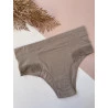 Calcinha Alta Algodão Detalhe Renda Pós Parto Nude.