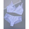 Calcinha Biquini Microfibra com Bumbum em Renda Bra