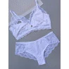 Calcinha Biquini Microfibra com Bumbum em Renda Bra