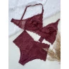 Calcinha Alta de Renda Gestação ou Pós Parto Sensuale.