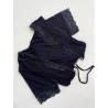 Conjunto Amamentação Viscolycra Preto com Renda Preto