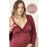 Conjunto Camisola Amamentaçao e Robe Viscolycra Blush