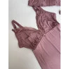 Conjunto Camisola Amamentaçao e Robe Viscolycra Blush