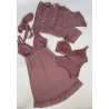 Conjunto Camisola Amamentaçao e Robe Viscolycra Blush