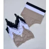 Calcinha Alta Microfibra Nude Pós Parto