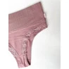 Calcinha Algodão Pala Larga e Detalhes Renda Blush