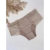 Calcinha Alta Lateral Renda Nude