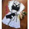 Robe Feminino Curto Seda Branco. Megadose
