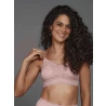 Top Amamentação Renda Romance com Azul