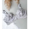 Sutiã Amamentação Renda Cromo com Branco Amari