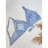 Sutiã Amamentação Renda Azul